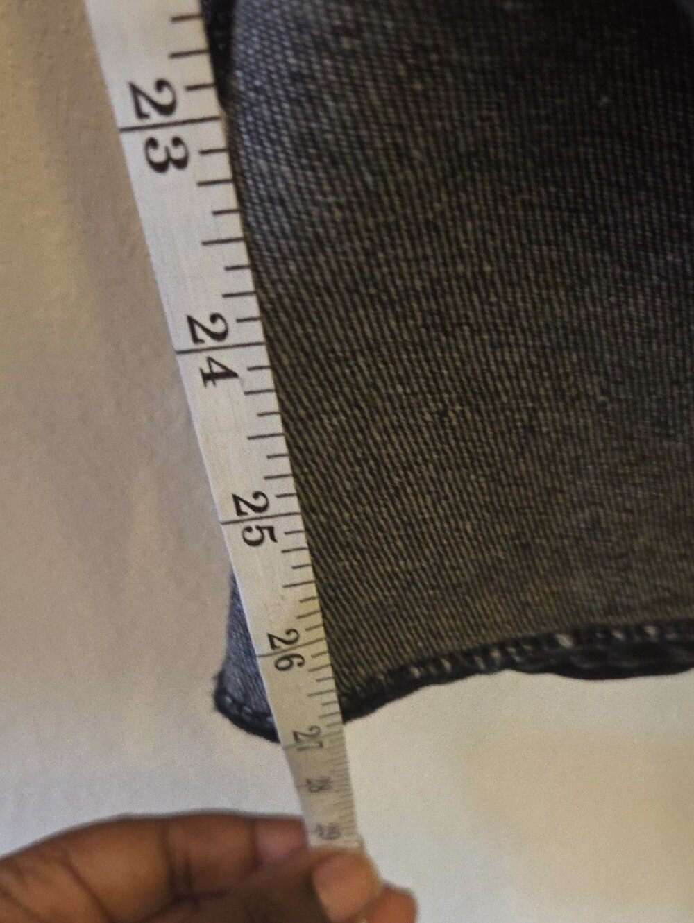 High-Rise Wide Leg Flare Jeans in Washed Black - Picture 5 of 6